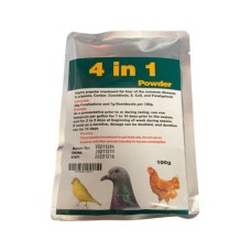 4 en 1 en polvo - Aves y palomas - tratamiento 4 en 1 en polvo - Aves y palomas - tratamiento