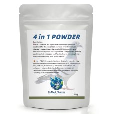 4 in 1 POWDER 100g - Salmonela - Coccidiosis - Cancro - E. Coli - de CuMed Pharma