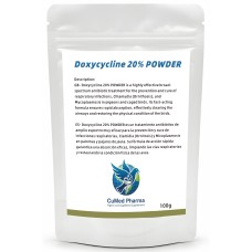 Doxiciclina 20% Polvo 100g - Vías Respiratorias - por CuMed Pharma Doxicicline 20% Polvo 100g - Vías Respiratorias - por CuMed Pharma