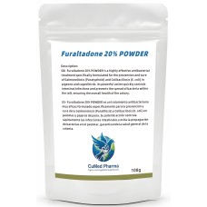Furaltadone 20% POWDER 100g - Salmonelosis y E. Coli - por CuMed Pharma Furaltadone 20% POWDER 100g - Salmonelosis y E. Coli - por CuMed Pharma