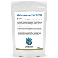 Metronidazole 20% POWDER 100gr - Tricomoniasis - Hexamitiasis - de CuMed Pharma