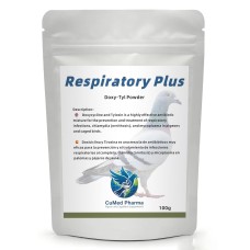 Respiratory Plus 100gr - Doxy-Tyl - Ornitosis - Tracto respiratorio - de CuMed Pharma Respiratory Plus 100gr - Doxy-Tyl - Ornitosis - Tracto respiratorio - de CuMed Pharma