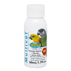 Multivet 50 ml - Deficiencia de vitaminas - Muda - de Vetafarm