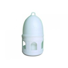 Bebedero para palomas - 3.2 L de plástico con anillo de agarre Bebedero para palomas - 3.2 L de plástico con anillo de agarre